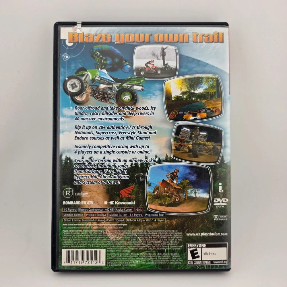 ATV Offroad Fury 2 (Sony PlayStation 2, 2002) Greatest Hits Racing Video‎ Game